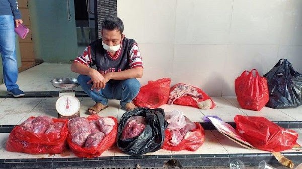 INI Dia Tampang Penjual Daging Sapi Dioplos Babi di Kota Tangerang, Mengaku Baru Dua Bulan Beraksi