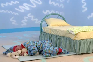 Mr. Noodle wants to sleep on the floor. Sesame Street Elmo's World Sleep The Noodle Family