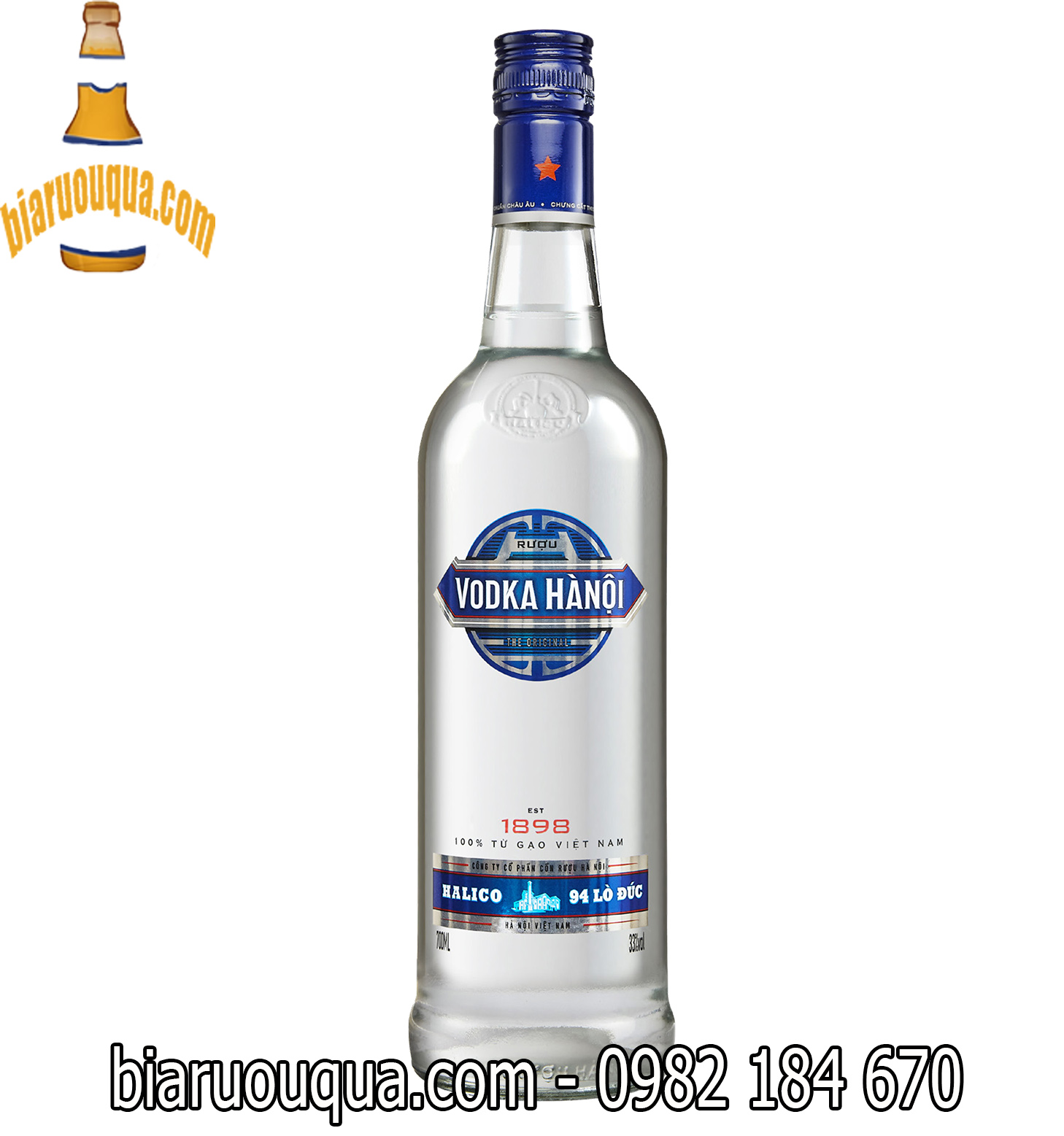 Rượu Vodka xanh Hà Nội giá sỉ, lẻ