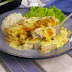 Filé de peixe gratinado
