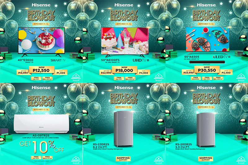 Hisense celebrates 51st birthday with deals on TVs and home essentials