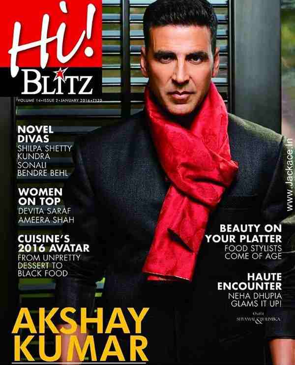 The Smashing Akshay Kumar On The Cover Of Hi! BLITZ