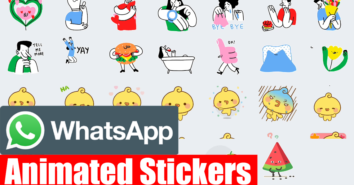 How to use animated stickers in WhatsApp? - Free Computer Tricks