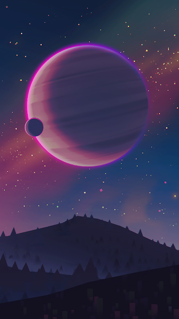 #space #wallpaper #illustration #planet