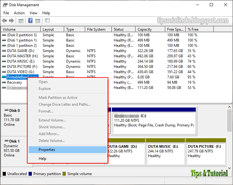 Apa itu Partisi PortableBaseLayer Pada Disk Management Windows 10