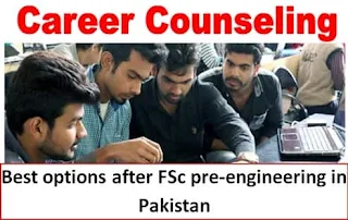 Best fields and study options after fsc pre engineering in Pakistan