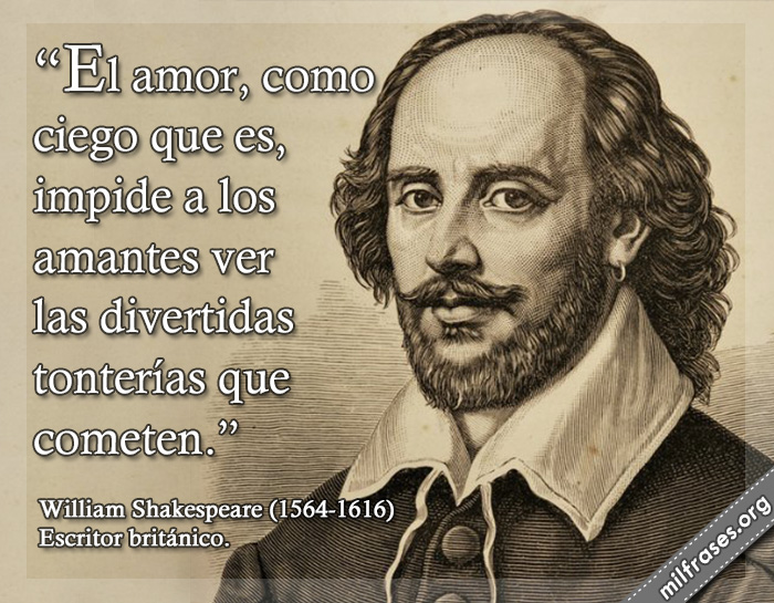 William Shakespeare, escritor británico.