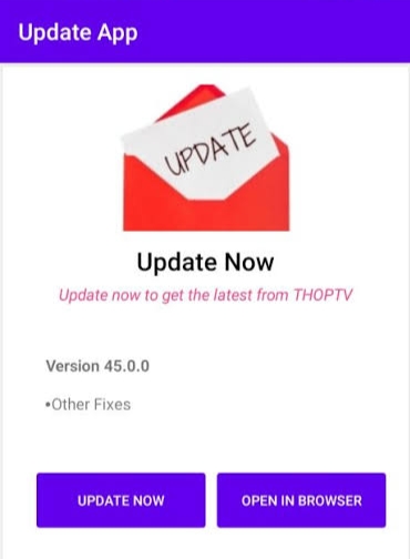 THOP TV App Update
