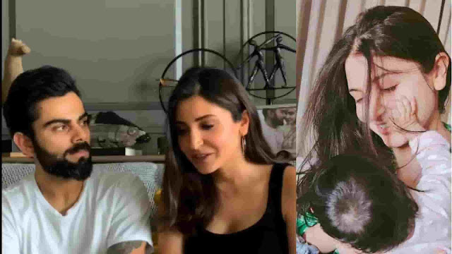 virat and Anushka sharma daughter Vamika pics