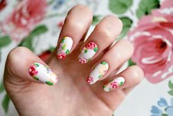 nail designs spring step floral nails acrylic laura colors ashley flower flowers trends chic shabby tutorial paint pink adorable burkatron