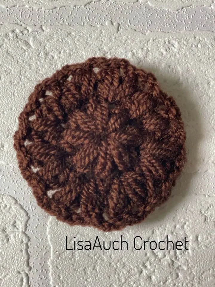 Free Easy Sunflower Crochet Granny Square