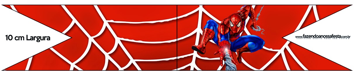 Spiderman Food Flags.