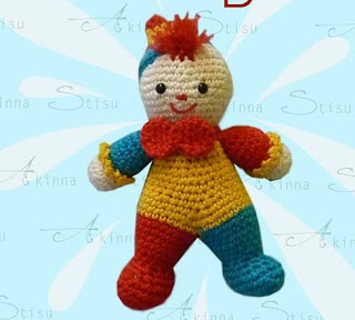 PATRON GRATIS PAYASO AMIGURUMI 1528