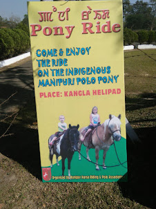 Pony rides in Kangla Fort in Manipur.