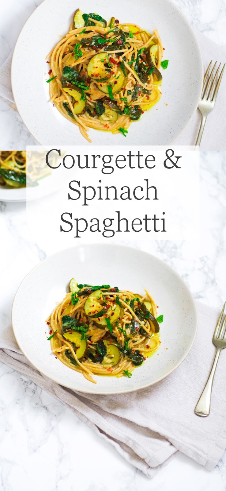 Courgette & Spinach Spaghetti Euphoric Vegan