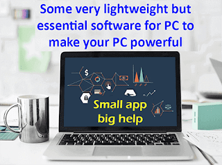Small but essential software for PC Page Link
