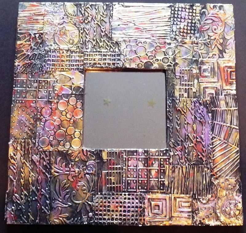 Beyond the Fringe Crafts Metal Foil Art Mirrors