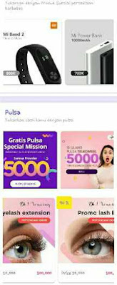 Hadiah selain pulsa gratis cashtree