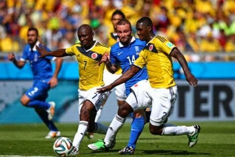 Κολομβία-Ελλάδα 3-0
