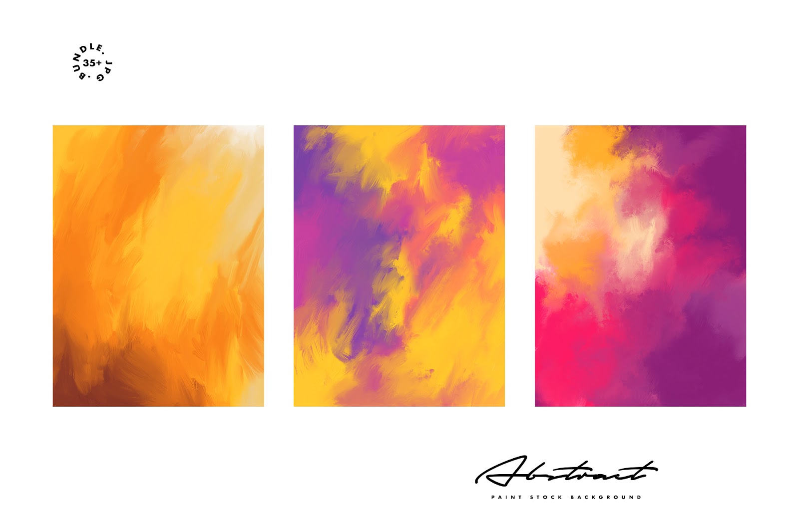 Free Download 5 Abstract Oil Paint Background