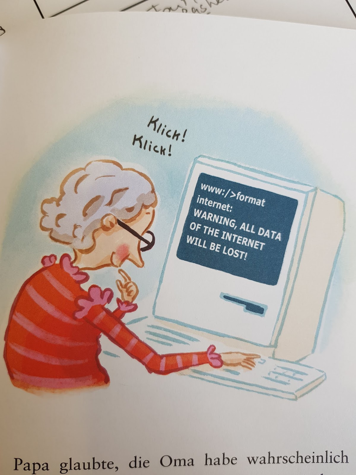Hannas Lovely Books Dianas Bookprint Der An Dem Die Oma Das Internet Kaputt Gemacht Hat Von Marc Uwe Kling