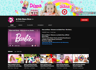 Kids Diana Show youtube channel