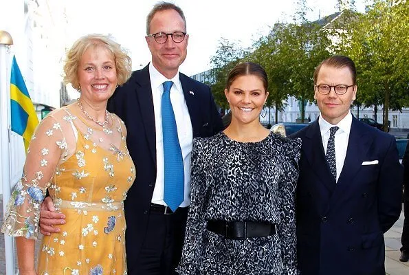 Crown Prince Frederik and Crown Princess Mary are hosting Crown Princess Victoria and Prince Daniel during the visit