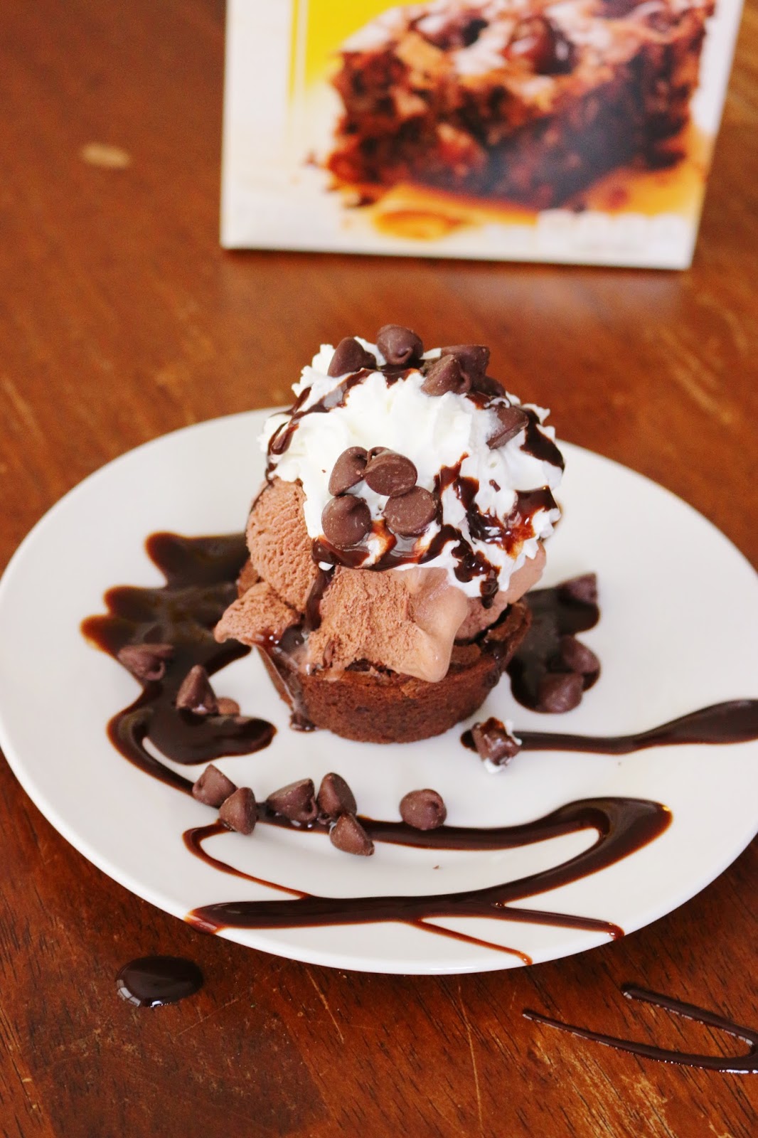Brownie Sundaes with Homemade 3 Ingredient Chocolate Ice Cream The Happy Flammily