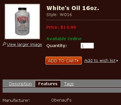 White's Oil 16oz
