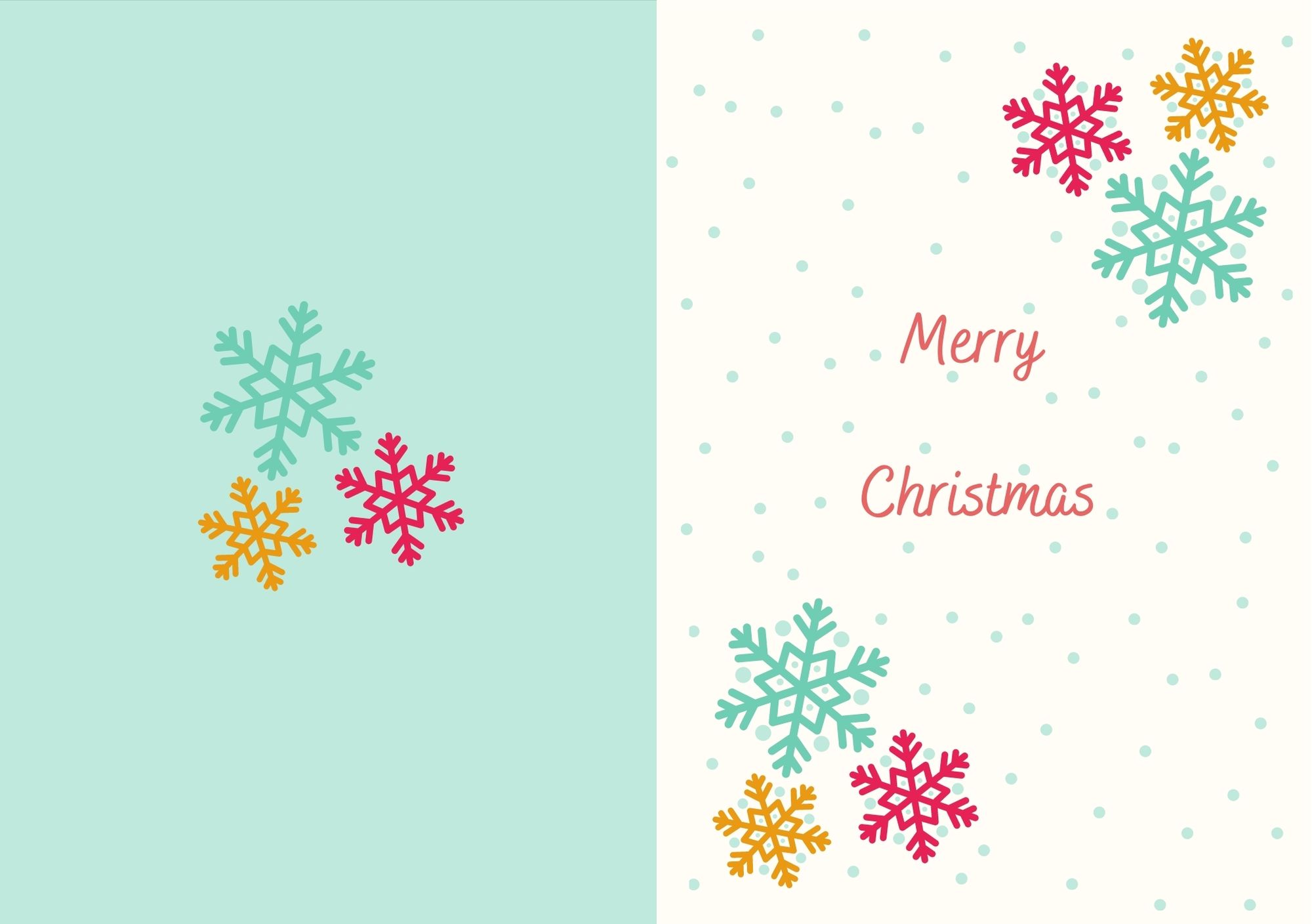 Free printable Christmas cards - 2 