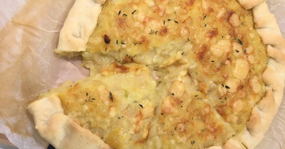 The VegHog Cheeseonionpotato pie