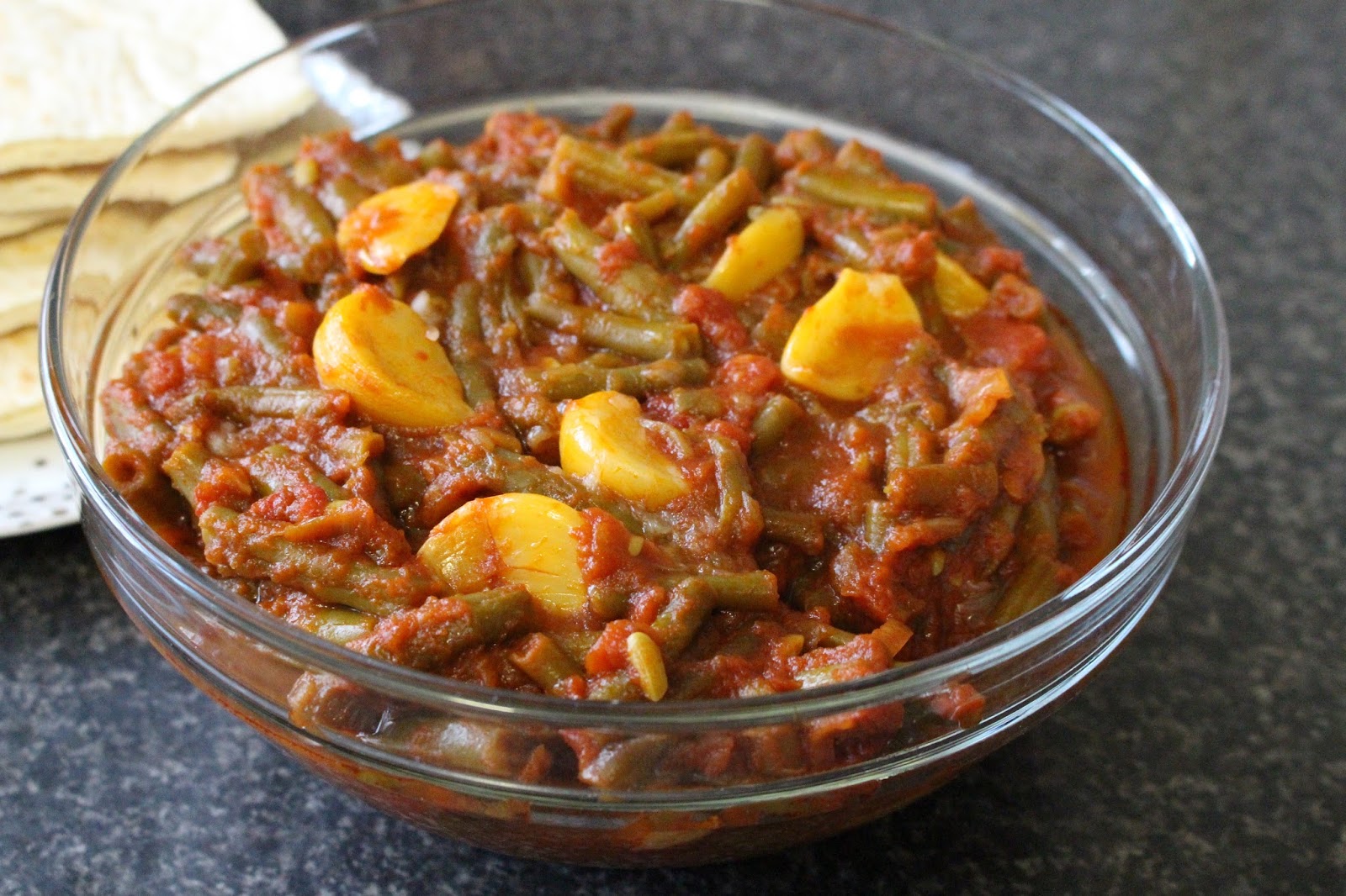 nosaibasfood ) Loobya bi zayt (Lebanese green beans in tomato sauce