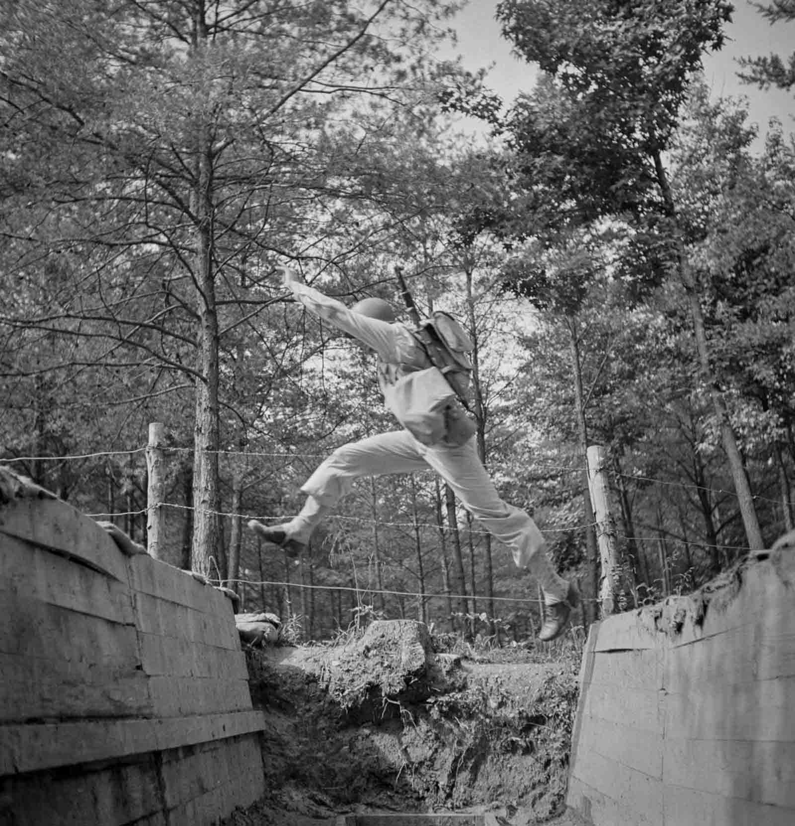 Training of new recruits photographs world war 2 George Camblair