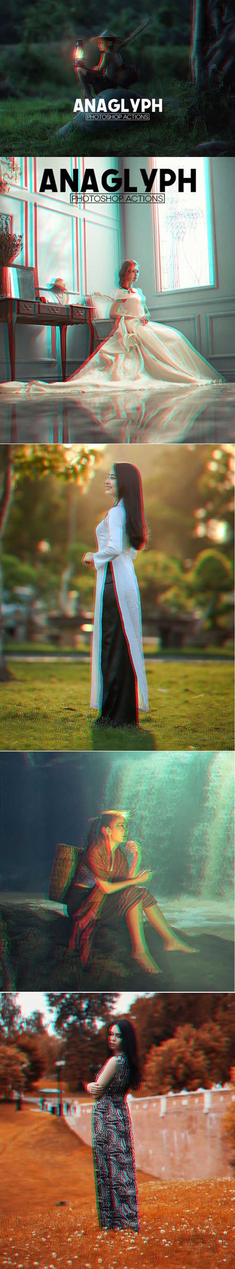 3D Anaglyph Effect - Photoshop Actions 2 sweyt