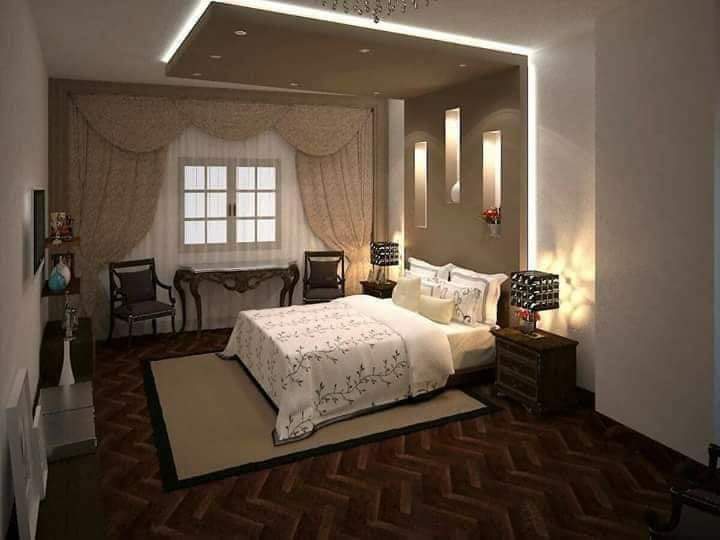 ديكورات غرف نوم أحدث 10 تصاميم ديكورات جبس عصرية