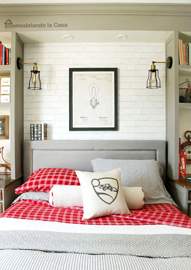 Builtins around Bed Inspiration Remodelando la Casa