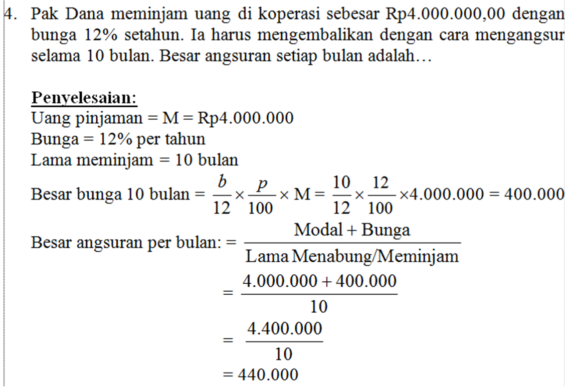 Rumus Cepat Aritmatika Sosial Ilmusosial Id