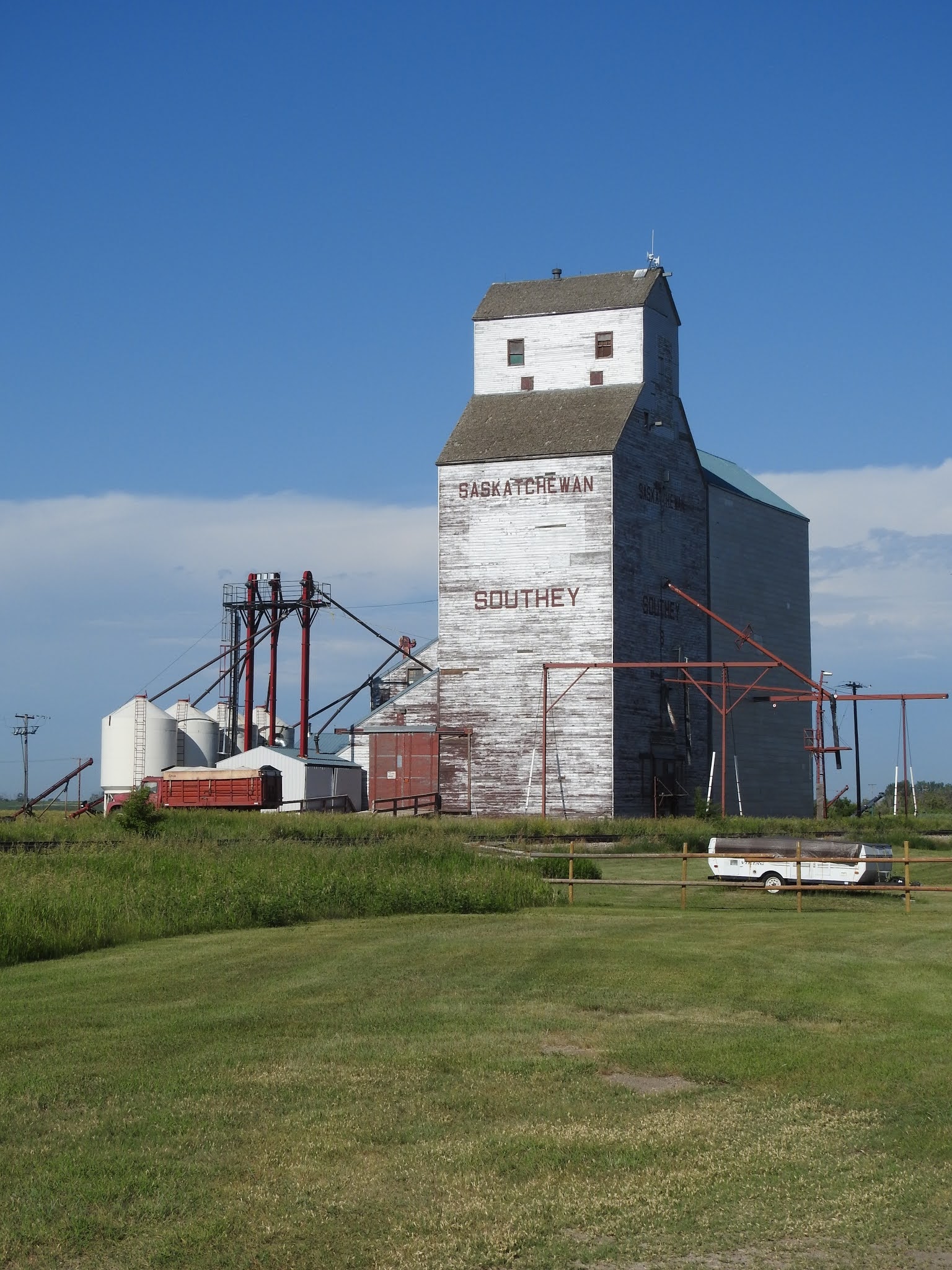 The view from here Southey, Saskatchewan elevator