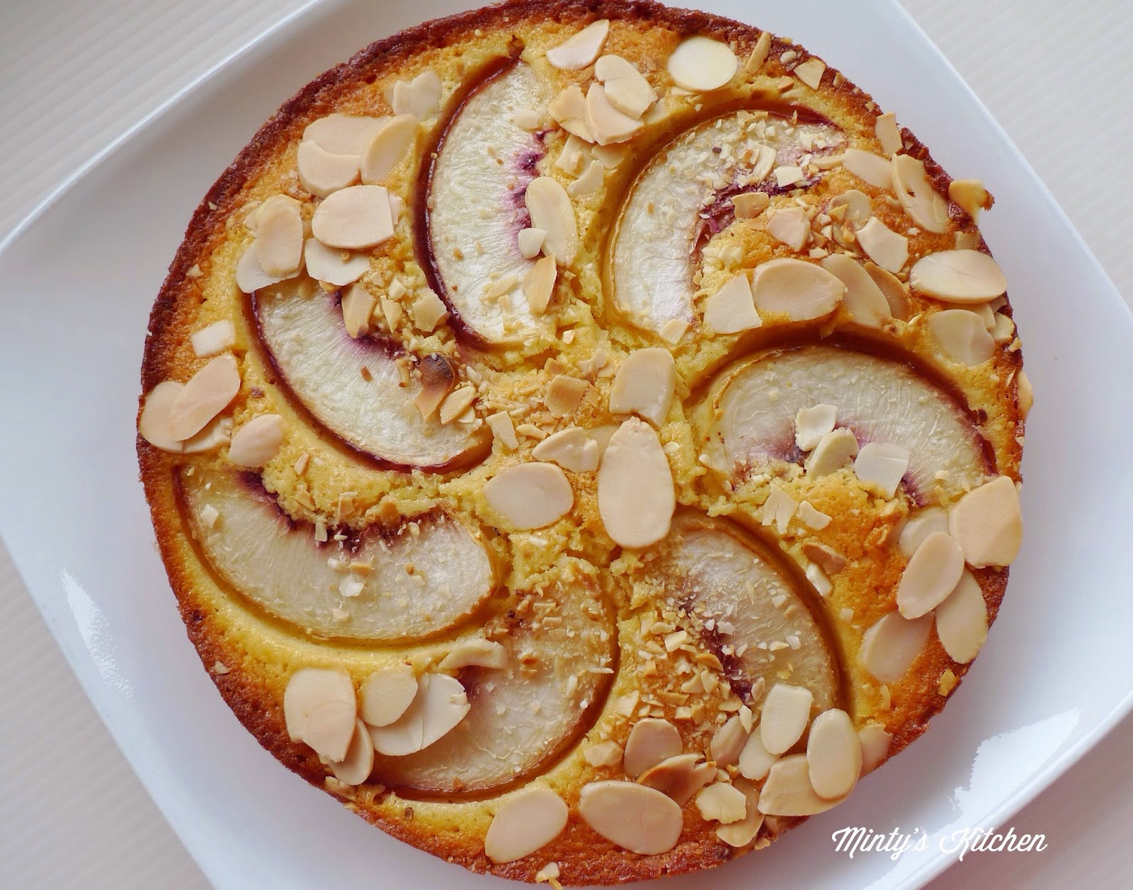 Minty's Kitchen Nectarine Cake