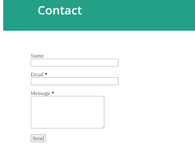 Add contact widget only on contact page