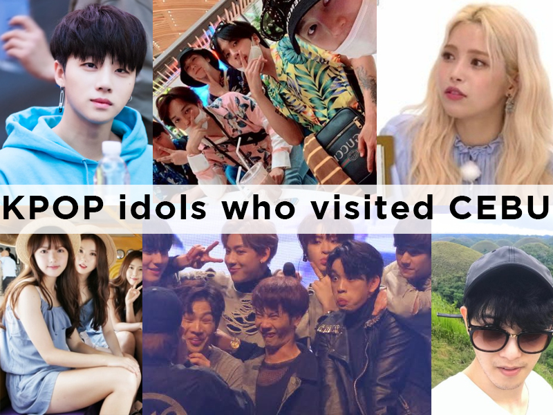 Here Are 10 Kpop Idols Who Already Visited The Beautiful Cebu! Cebu's