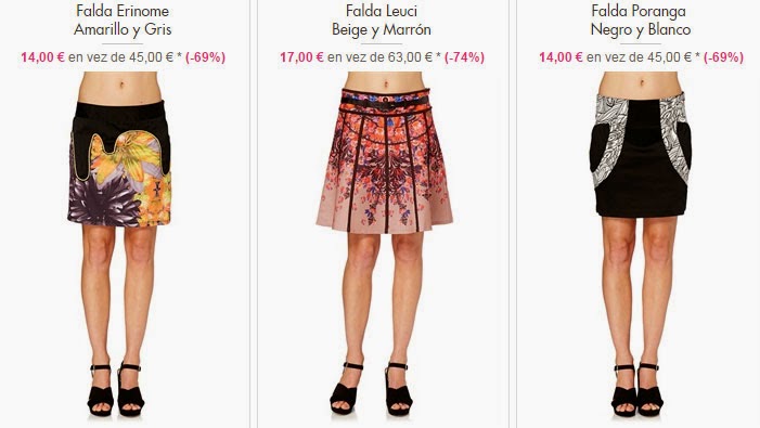 Tres modelos de faldas que puedes comprar desde 14 euros. Faldas 14 euros