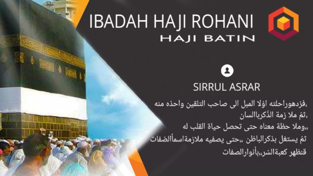 Haji Rohani, Menunaikan Ibadah Haji Lahir Batin