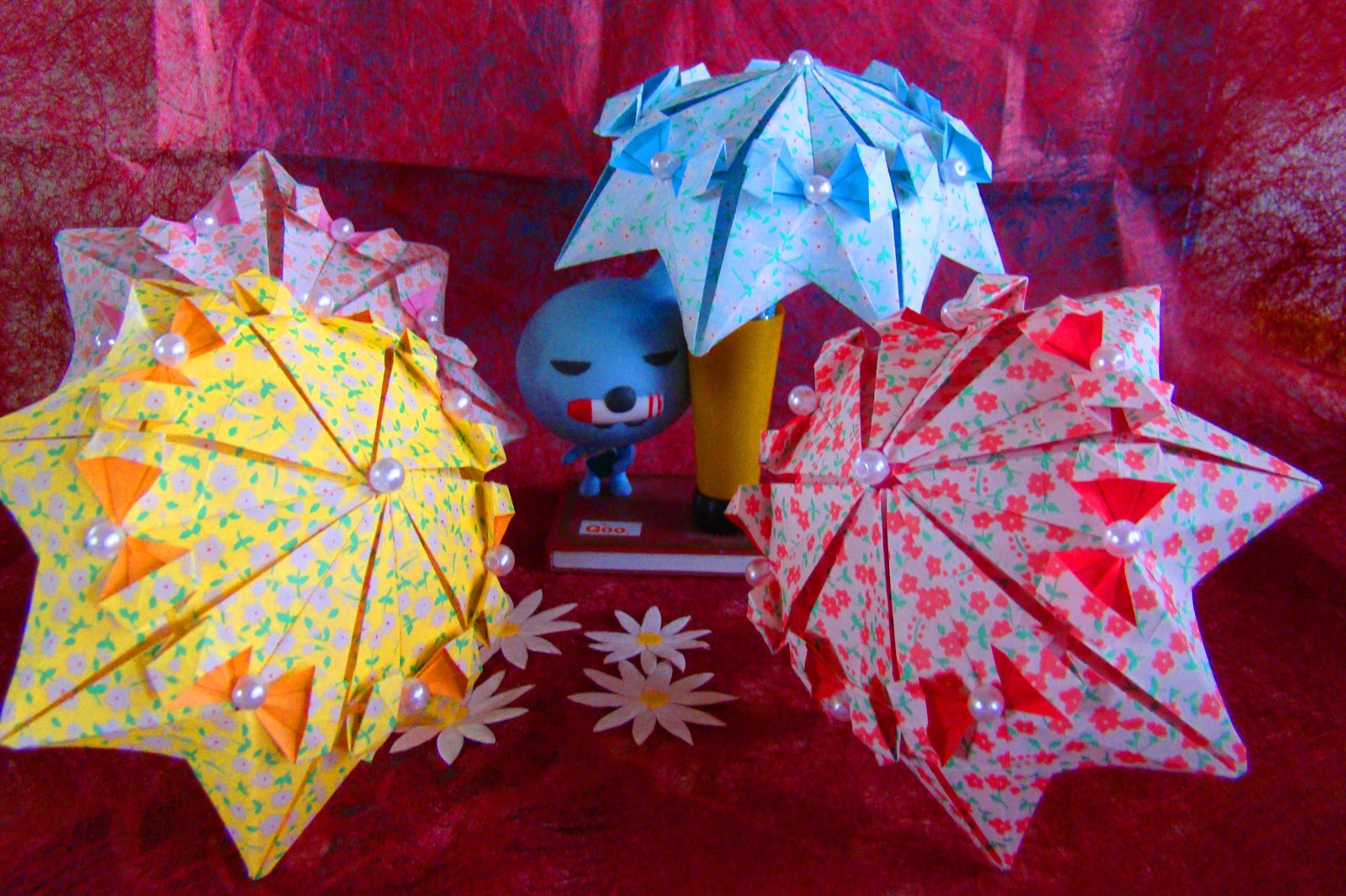 Origami Maniacs Origami Umbrellas
