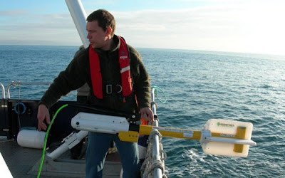 Сканирование подводным магнитометром