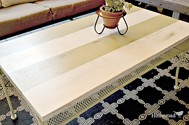 Up-Cycled Outdoor Coffee Table