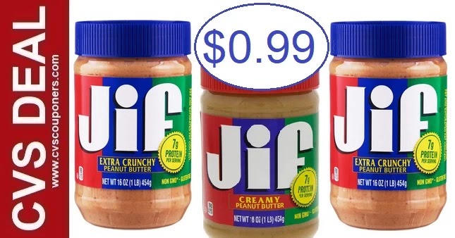 Jif Peanut Butter CVS Coupon Deals