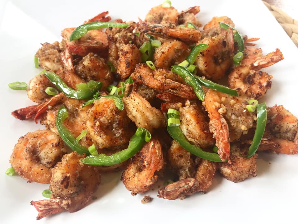 Salt and Pepper Garlic Shrimp