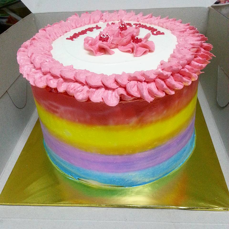 AnnaBaked@Home: RAINBOW CAKE