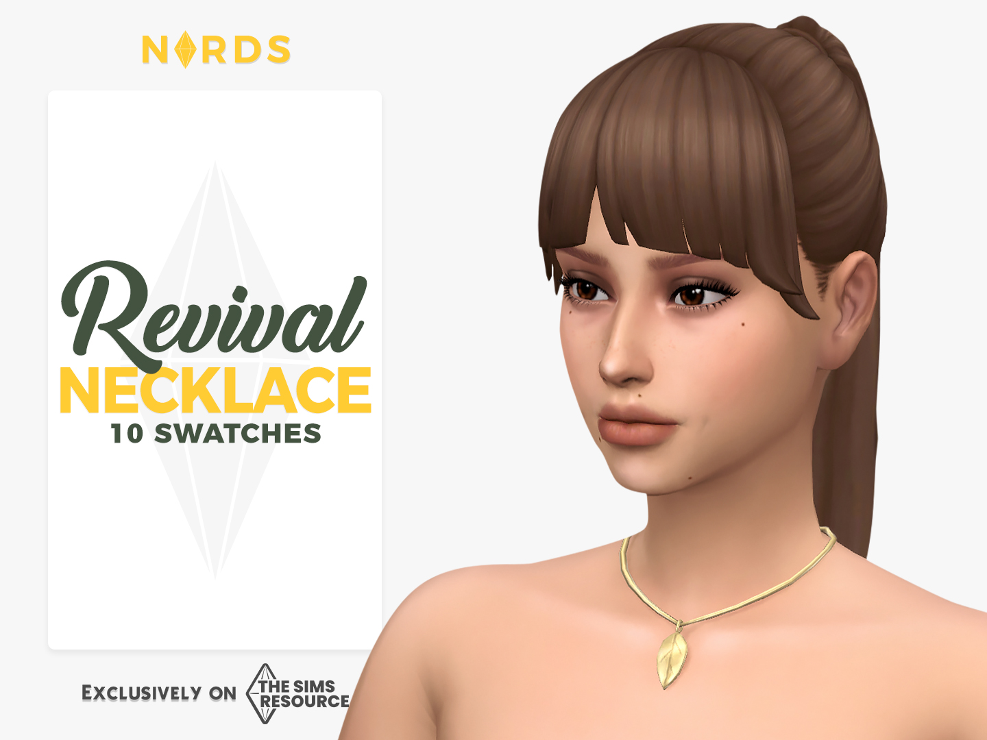 Revival Necklace Sims 4 CC Accessories